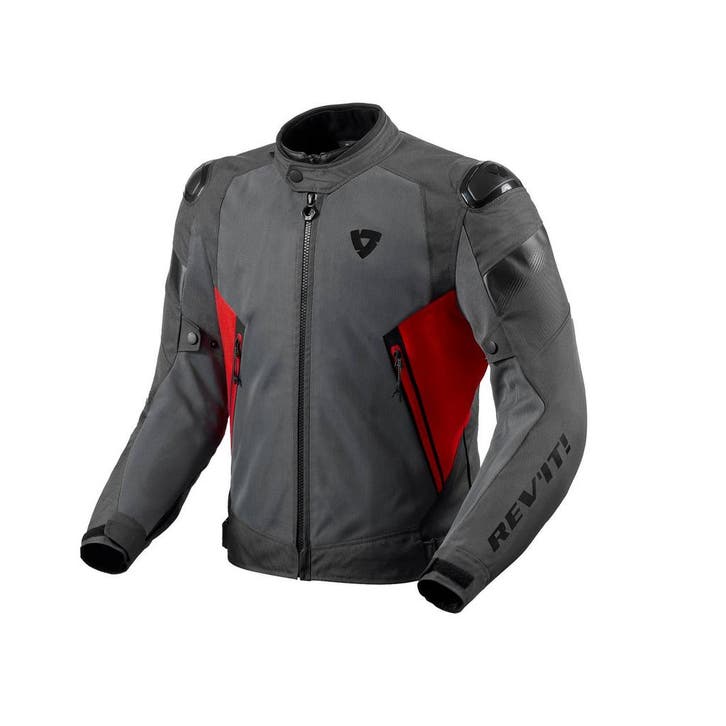 REVIT! Control Air H2O Jas Grijs Rood, Motoren, Kleding | Motorkleding, Heren, Nieuw met kaartje, Jas | textiel, Verzenden