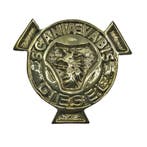 Logo voor Scania Vabis Diesel gietijzer goud, Ophalen of Verzenden, Nieuw