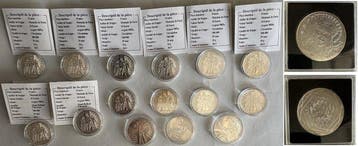 Frankrijk. 10 Euro / 20 Euro 2012/2018 (16 monnaies)