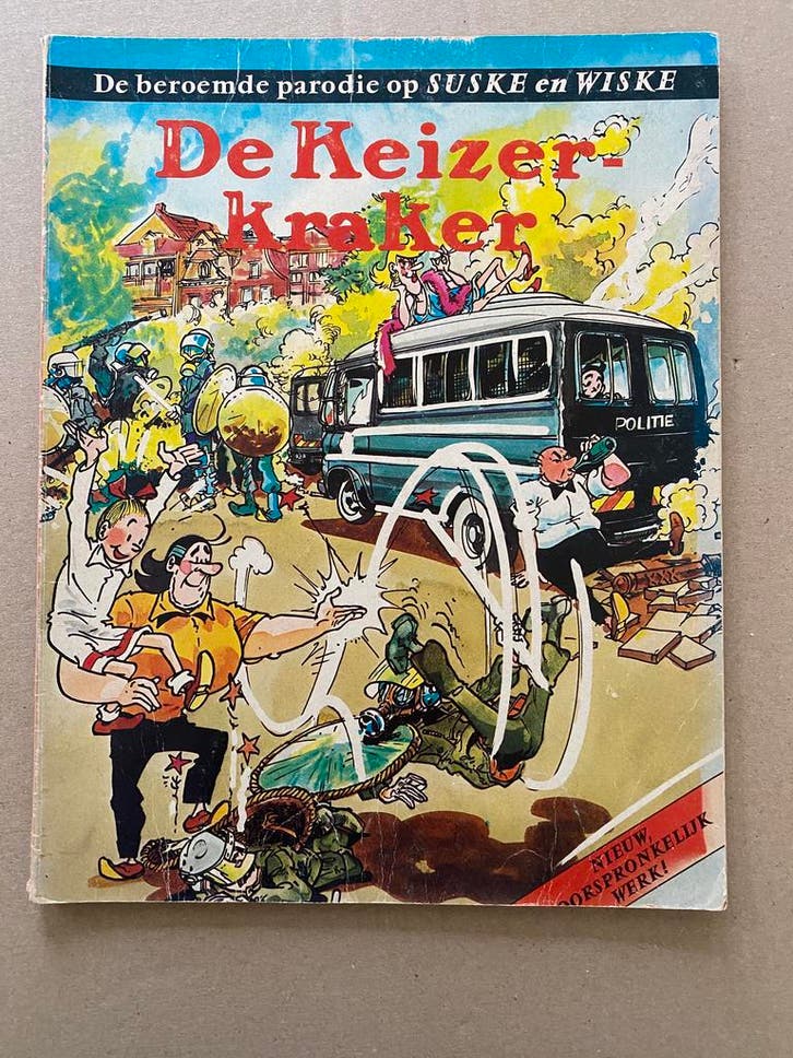 Suske en Wiske Parodie - De Keizerkraker, Verzamelen, Stripfiguren, Boek of Spel, Gebruikt, Suske en Wiske, Ophalen of Verzenden