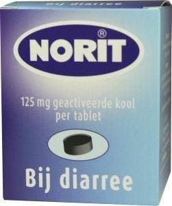 Norit 125 mg 180 tabletten, Verzenden, Nieuw