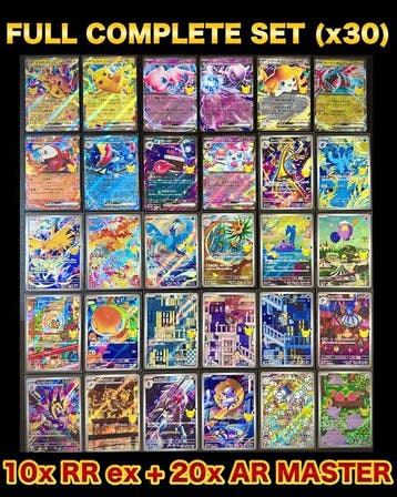 Pokémon - 30 Complete set - Pokémon, Nieuw