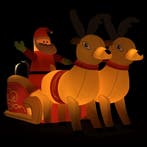 Opblaasfiguur kerstman 130cm | retourdeal 71% korting, Diversen, Ophalen of Verzenden, Zo goed als nieuw