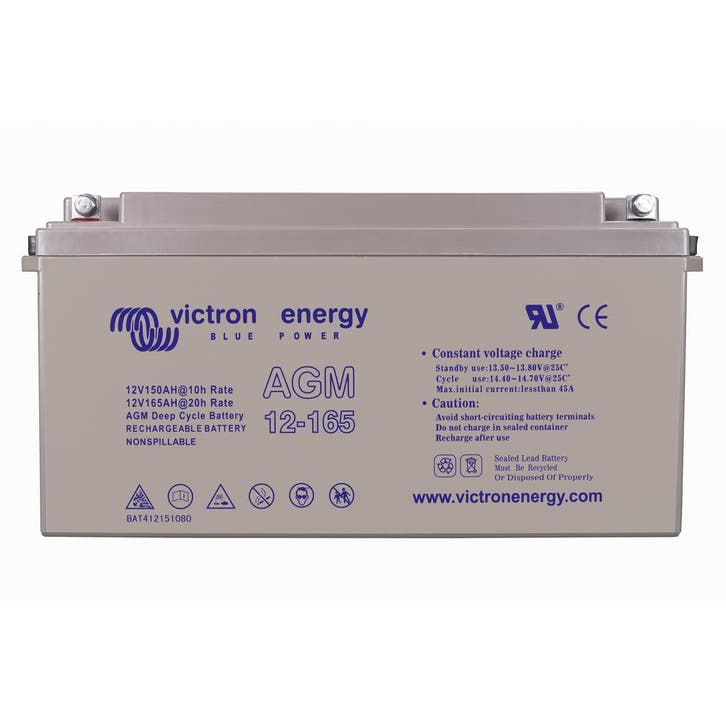 Victron AGM Accu 12V/165Ah M8 insert, Auto-onderdelen, Accu's en Toebehoren, Ophalen of Verzenden