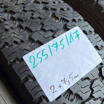 4 x Goodyear Wrangler 255-75-17 4 Seizoenbanden 7,5mm, Gebruikt, 255 mm, 17 inch, Ophalen of Verzenden