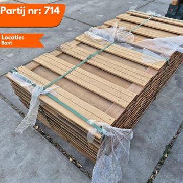 Keruing Tuinschermen 1800x900x45mm, Ophalen of Verzenden, Nieuw