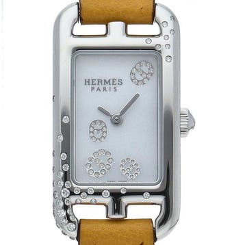Herms - Nantucket Watch PM Diamond Bezel - NA2.132 - Dames -, Nieuw