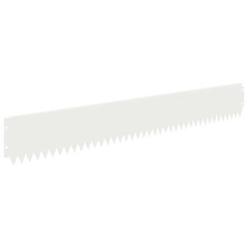 Gazonrand Staal Wit 30st | Retourdeal 54% Korting, Tuin en Terras, Overige materialen, Gebruikt, 100 tot 200 cm, Ophalen of Verzenden