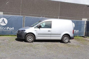 Veiling: Bestelwagen Volkswagen Caddy Diesel 75pk 2018, Gebruikt, Volkswagen, Zilver of Grijs, BTW verrekenbaar