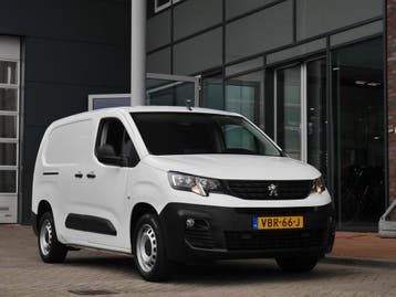 Peugeot Partner 1.6 BlueHDI Premium Long, Stof, Gebruikt, Euro 6, Wit