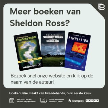 Introduction to Probability Models - Sheldon Ross, Verzenden, Gelezen, Sheldon Ross