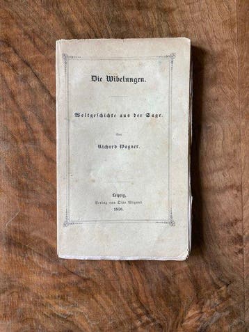 Richard Wagner - Die Wibelungen. - 1850, Antiek en Kunst