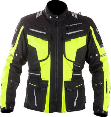 MUGENRACE Aerator Zwart Fluo Geel Waterdichte Textieljas, Nieuw met kaartje, Jas | textiel, MUGENRACE, Heren