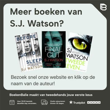 Voor ik ga slapen - S.J. Watson 9789041422675, Verzenden, Gelezen, S.J. Watson