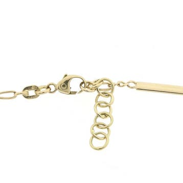 Gouden Figaro schakelarmband, Ophalen of Verzenden, Gebruikt, Overige kleuren, Goud