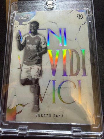 2025/26 Topps Chrome UCL Bukayo Saka VVV-2 Foil, Insert card, Nieuw