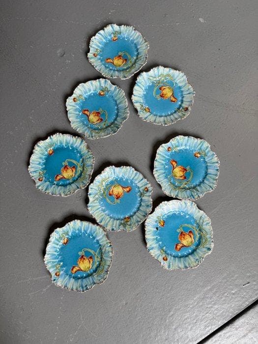 Lemo & Jules Rossum Bruxelles - Tafelservies (8) - Porselein, Antiek en Kunst, Antiek | Glas en Kristal