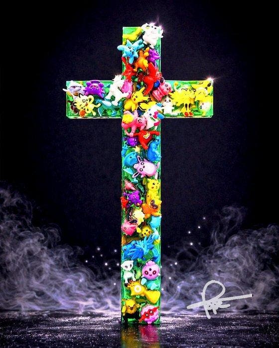 Pope (1985) - Pokémon Sanctuary - Pokémon, Antiek en Kunst, Kunst | Designobjecten