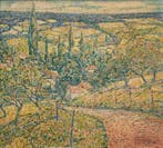 Vanni Rossi (1894-1973) - Paesaggio Collinare