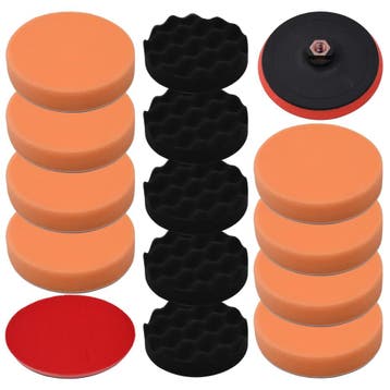 vidaXL 14-delige Polijstpadset 150 mm, Verzenden, Nieuw