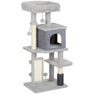 Krabpaal 104 Cm Met Kattenhol, Bed, Sisal Krabpalen, Krabpla, Verzenden, Nieuw
