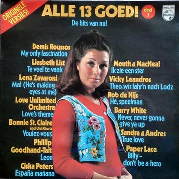Various - Alle 13 Goed! Deel 7, Cd's en Dvd's, Vinyl | Pop, Ophalen of Verzenden, Gebruikt