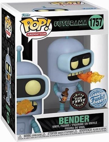 Funko POP! - Animation - Futurama - Bender #1757 (Chase,, Verzenden, Nieuw
