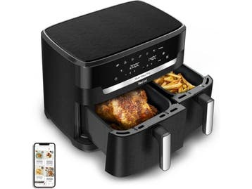 Tefal Easy Fry Dual XXL EY9428 - Dubbele Airfryer - 11 Liter, Verzenden, Zo goed als nieuw
