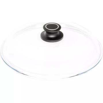 AMT Gastroguss Glazen deksel 28 cm – hittebestendig Pyrex., Ophalen of Verzenden, Nieuw, Glas