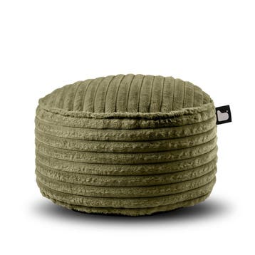 B-Poufe Indoor Poef Cord - Fern, Huis en Inrichting, Banken | Voetenbanken en Poefen, Verzenden, Nieuw