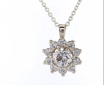 Zonder minimumprijs - Ketting met hanger - 14 karaat Geel