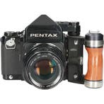 Pentax 6x7 body met Takumar Super 105mm F/2.4 en handvat, Ophalen of Verzenden, Gebruikt, Pentax