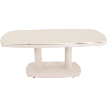Geneva loungetafel verstelbaar Deens ovaal 135x83 cm -, Ophalen of Verzenden, Nieuw