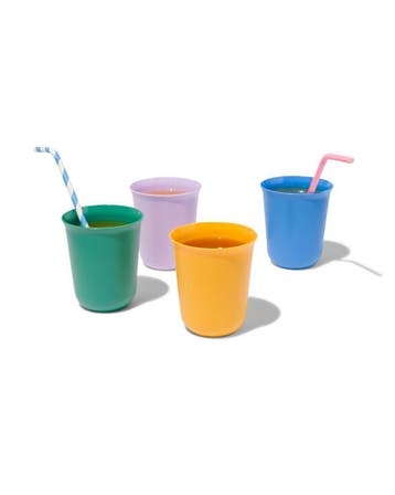 HEMA Kunststof bekers - 4 stuks laag geprijsd, Verzenden, Nieuw