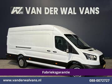 Ford Transit | 2.0 TDCI 130pk L4H3 Fabrieksgarantie Jumbo, Auto's, Gebruikt, Euro 6, Wit, Dealer onderhouden