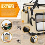 Reisbench hond - Draagtas hond - Transportbox - 70x52x52 cm, Dieren en Toebehoren, Verzenden, Zo goed als nieuw
