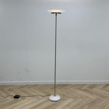 Arteluce Jill A380 vloerlamp, hoogte 195 cm, licht grijs /, Ophalen of Verzenden, Gebruikt