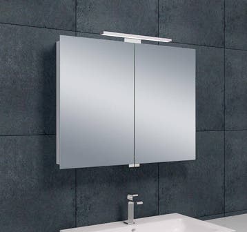 Luxe spiegelkast +Led verlichting 80x60x14cm, Verzenden, Nieuw