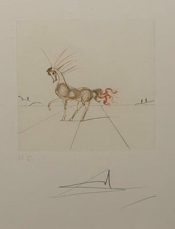 Salvador Dali (1904-1989) - Cheval surréaliste