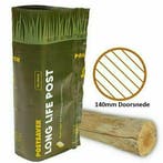 Postsaver 35cm hoog - Ronde paal 140mm, Verzenden, Nieuw