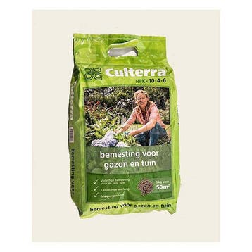 Tuinmest | Culterra | 5 kg (50 m², Universeel), Verzenden, Nieuw