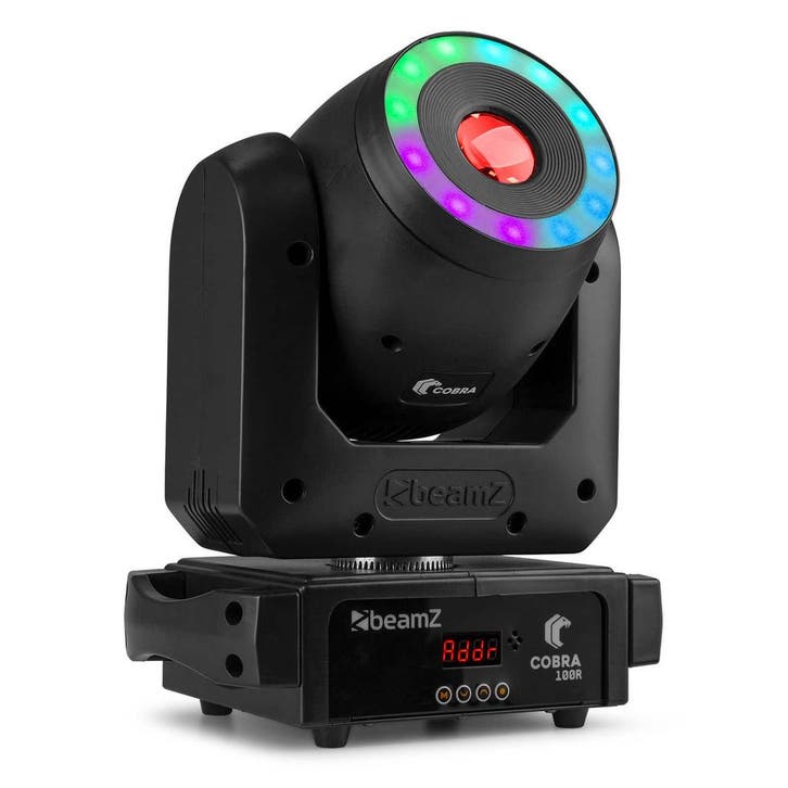 Retourdeal - BeamZ Cobra 100R spot 100 Watt  Moving Head met, Muziek en Instrumenten, Licht en Laser, Zo goed als nieuw, Verzenden
