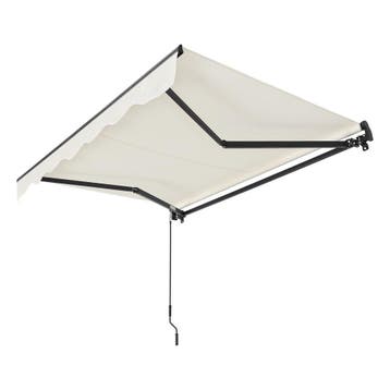 Zonnescherm / Luifel - 300 x 250 cm - Beige - Incl. Bevestig, Verzenden, Nieuw