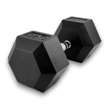 Hex dumbbell 32 kg - vaste dumbbell, nieuw in doos, Verzenden, Nieuw
