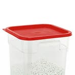 GGM Gastro | Deksel - polycarbonaat - Rood - 285x285mm - |, Verzenden, Nieuw in verpakking, Overige typen