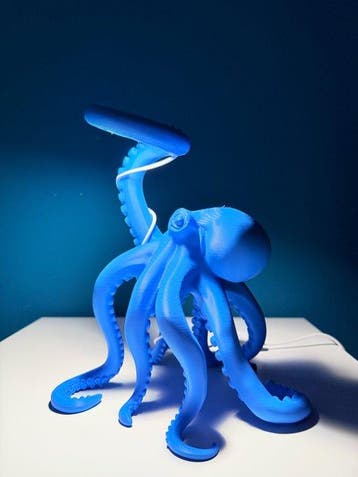 Tafellamp - Plastic - octopus