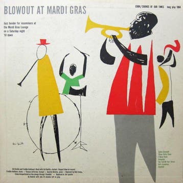 LP gebruikt - Sid Davilla - Blowout At Mardi Gras (Jazz B..., Verzenden, Zo goed als nieuw, Overige formaten