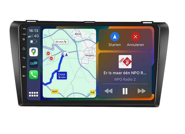 Mazda 3 Navigatie Radio met Apple Carplay en Android Auto, Auto diversen, Autoradio's, Nieuw, Ophalen of Verzenden