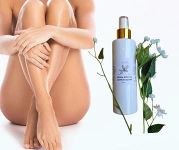 Aromatische droge body olie met Saffraan Leer - oosterse, Nieuw