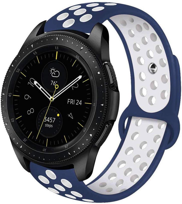 DrPhone Siliconen Polsband Galaxy Watch 40 mm & 42 mm - 20 m, Sieraden, Tassen en Uiterlijk, Smartwatches, Verzenden